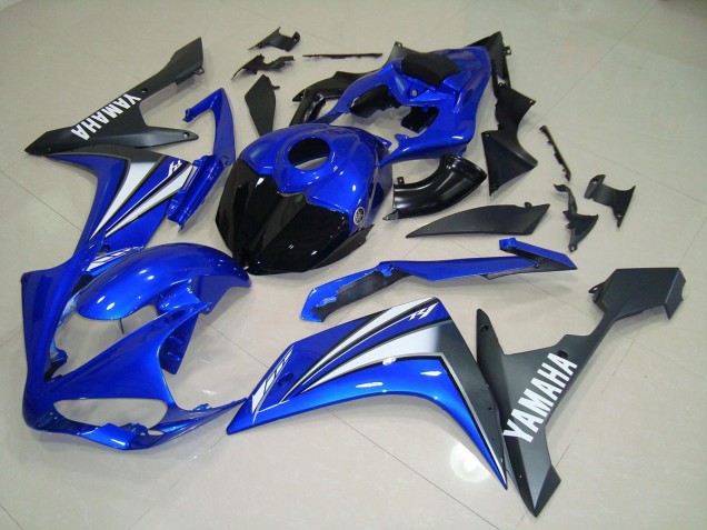 2007-2008 Blue White Yamaha YZF R1 Motorbike Fairings UK Stores