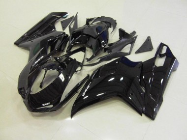 2007-2014 Glossy Black Ducati 848 1098 1198 Motorcycle Fairings UK Stores