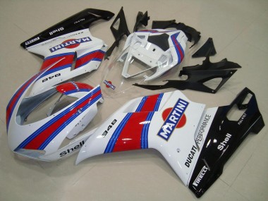 2007-2014 Martini Ducati 848 1098 1198 Motorcycle Fairing Kits UK Stores