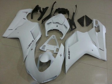 2007-2014 Matte White Ducati 848 1098 1198 Motorbike Fairing UK Stores