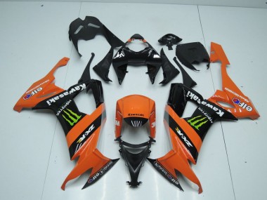 2008-2010 Orange Monster Kawasaki ZX10R Motorbike Fairing UK Stores