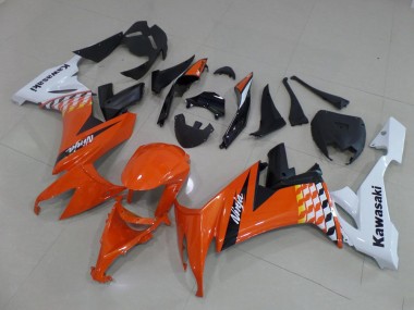 2008-2010 Orange and White Kawasaki ZX10R Motorcycle Bodywork UK Stores