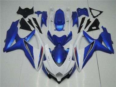 2008-2010 White Blue Suzuki GSXR 600/750 Replacement Fairings UK Stores