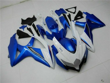 2008-2010 Blue White Suzuki GSXR 600/750 Bike Fairing UK Stores