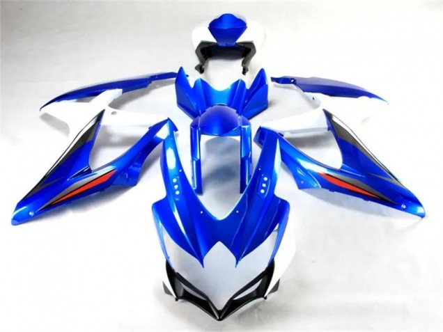 2008-2010 Blue White Suzuki GSXR 600/750 Bike Fairings UK Stores