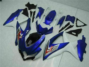 2008-2010 Blue White Suzuki GSXR 600/750 Motorbike Fairing UK Stores