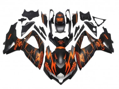 2008-2010 Black Orange Suzuki GSXR 600/750 Bike Fairings UK Stores