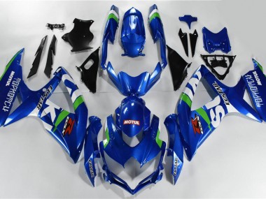 2008-2010 Blue White Green Suzuki GSXR 600/750 Motor Bike Fairings UK Stores