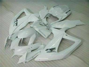 2008-2010 White Suzuki GSXR 600/750 Bike Fairing Kit UK Stores