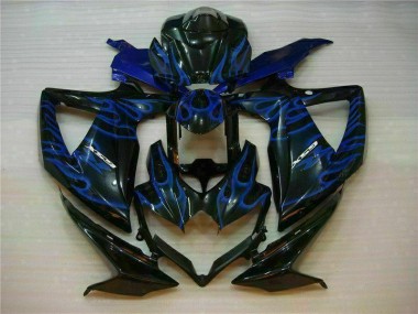 2008-2010 Blue Black Suzuki GSXR 600/750 Motorcycle Fairings Kit UK Stores