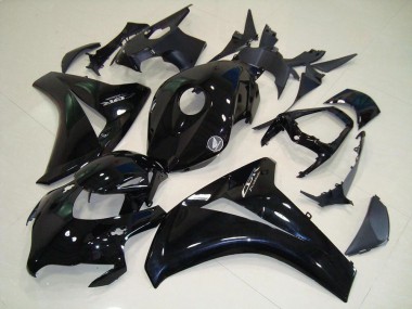 2008-2011 Glossy Black Chrome Decals Honda CBR1000RR Replacement Motorcycle Fairings UK Stores