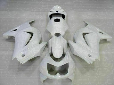 2008-2012 White Kawasaki EX250 Motorcycle Replacement Fairings UK Stores