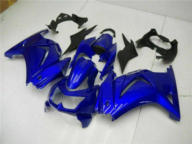 2008-2012 Glossy Blue Kawasaki EX250 Motorcycle Fairings Kit UK Stores