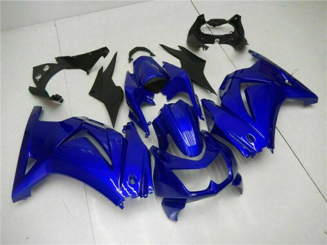 2008-2012 Glossy Blue Kawasaki EX250 Motorcycle Fairings Kit UK Stores