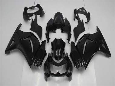 2008-2012 Glossy Black Kawasaki EX250 Motorcycle Fairing Kits UK Stores