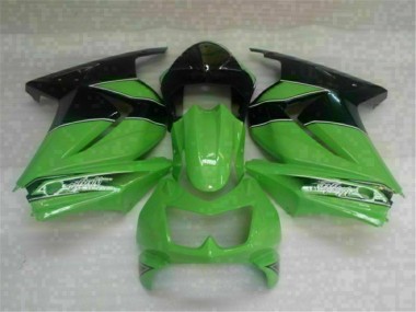 2008-2012 Green Black Kawasaki EX250 Motorbike Fairing Kits UK Stores