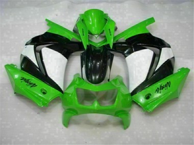 2008-2012 Green Black Ninja Kawasaki EX250 Moto Fairings UK Stores