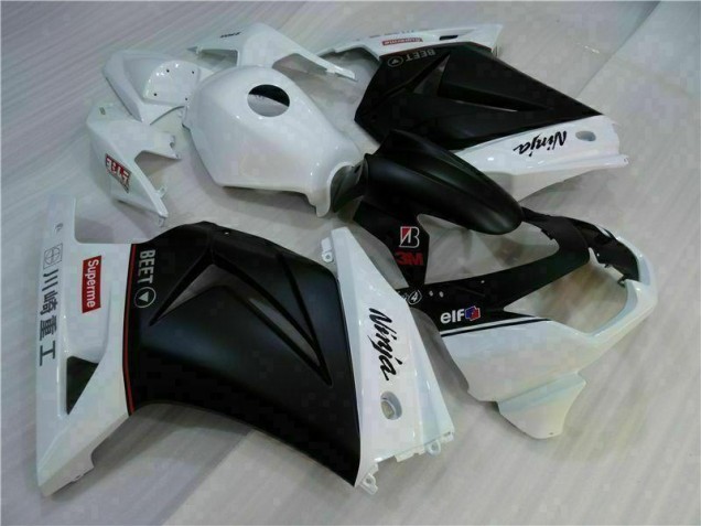 2008-2012 White Black Ninja Kawasaki EX250 Motorbike Fairings UK Stores