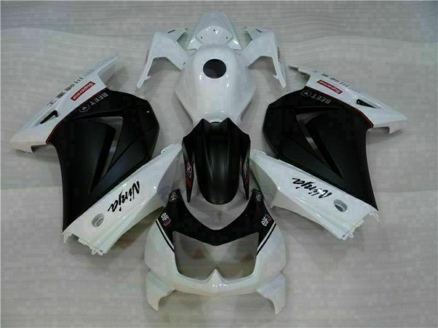 2008-2012 White Black Ninja Kawasaki EX250 Motorbike Fairings UK Stores