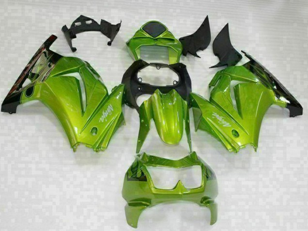 2008-2012 Green Black Kawasaki EX250 Motorcyle Fairings UK Stores