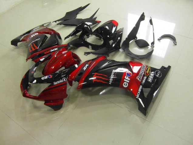 2008-2012 Candy Red Monster Kawasaki ZX250R Motorbike Fairing UK Stores