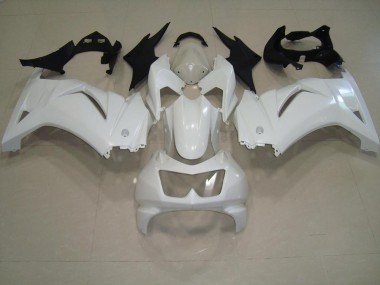 2008-2012 White Kawasaki ZX250R Moto Fairings UK Stores