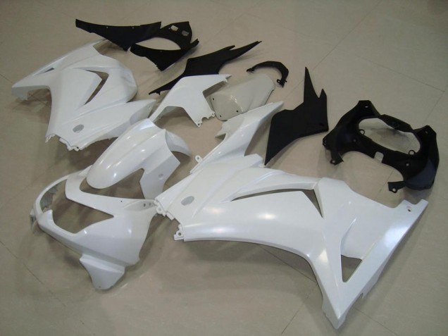 2008-2012 White Kawasaki ZX250R Motorcylce Fairings UK Stores