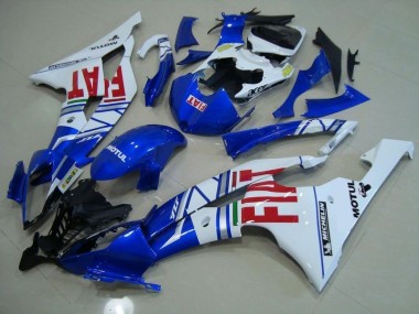 2008-2016 Blue White Red Fiat Yamaha YZF R6 Moto Fairings UK Stores