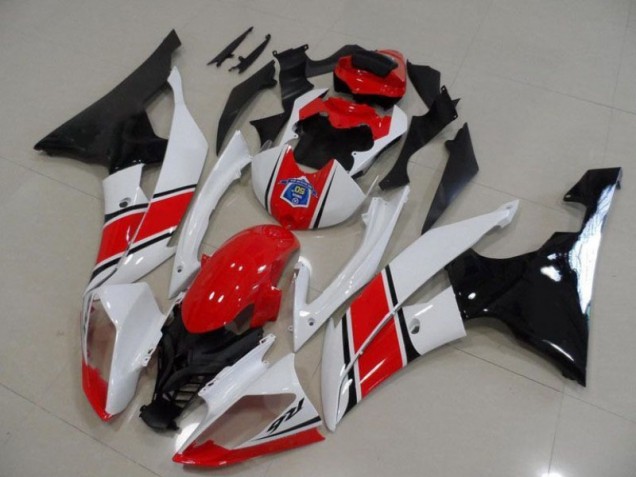 2008-2016 Red White Black Yamaha YZF R6 Motorcyle Fairings UK Stores