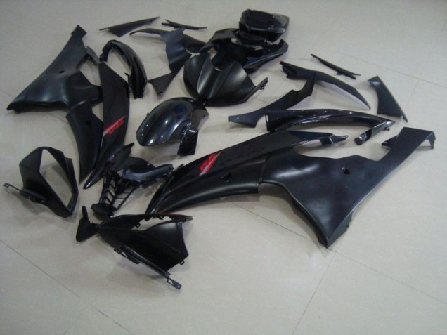 2008-2016 Matte Black Glossy Black Yamaha YZF R6 Motorcycle Fairings Kit UK Stores