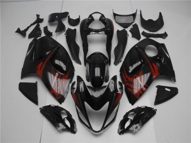 2008-2019 Black Red Suzuki GSXR 1300 Hayabusa Motor Bike Fairings UK Stores