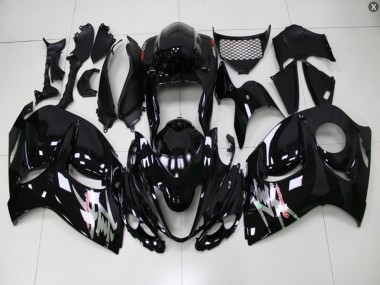 2008-2019 Glossy Black Suzuki GSXR 1300 Hayabusa Bike Fairing Kit UK Stores