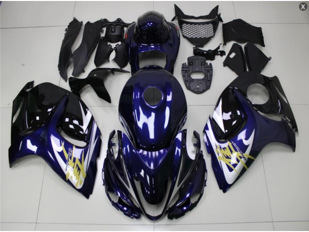 2008-2019 Blue Gold Suzuki GSXR 1300 Hayabusa Motorcycle Bodywork UK Stores