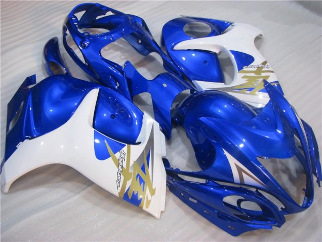 2008-2019 Blue White Suzuki GSXR 1300 Hayabusa Motorcyle Fairings UK Stores