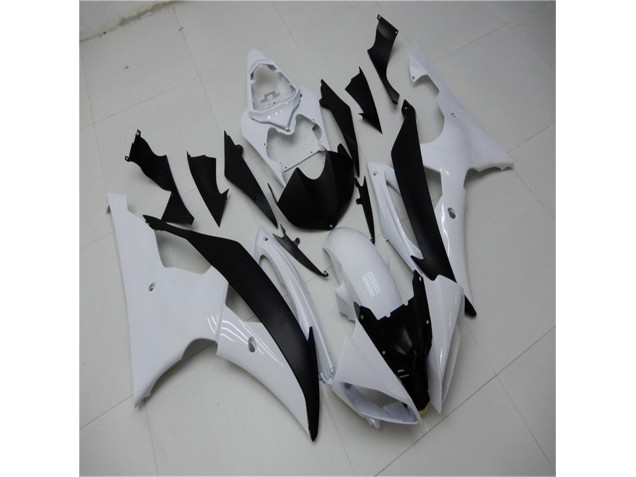 2008-2016 White Black Yamaha YZF R6 Bike Fairings & Bodywork UK Stores