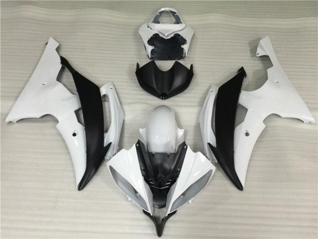 2008-2016 White Black Yamaha YZF R6 Bike Fairings & Bodywork UK Stores