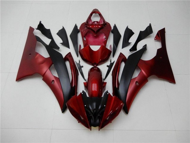 2008-2016 Red Black Yamaha YZF R6 Bike Fairing Kit UK Stores