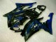 2008-2016 Blue Flame Black Yamaha YZF R6 Motorcylce Fairings UK Stores