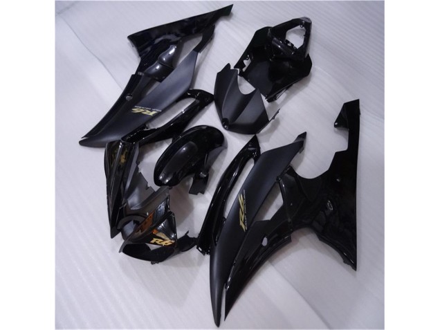 2008-2016 Glossy Matte Black Yamaha YZF R6 Motorcycle Fairings Kits UK Stores