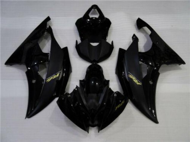 2008-2016 Glossy Matte Black Yamaha YZF R6 Motorcycle Fairings Kits UK Stores