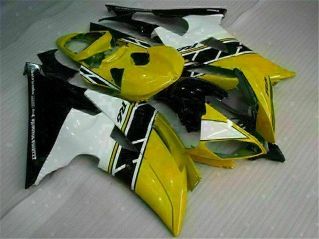 2008-2016 Yellow White Yamaha YZF R6 Motorcycle Replacement Fairings UK Stores