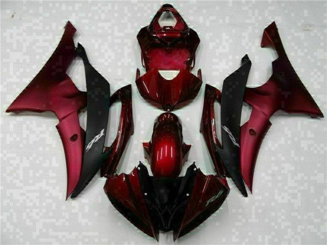 2008-2016 Red Black Yamaha YZF R6 Motorcylce Fairings UK Stores