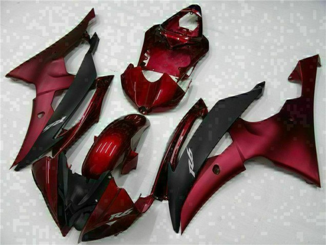 2008-2016 Red Black Yamaha YZF R6 Motorcylce Fairings UK Stores