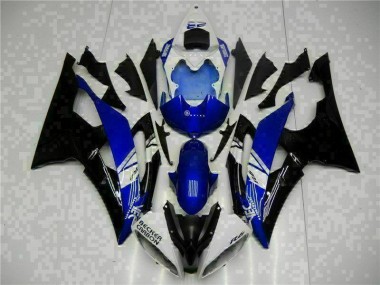 2008-2016 Blue Black Yamaha YZF R6 Motorcycle Fairing Kit UK Stores