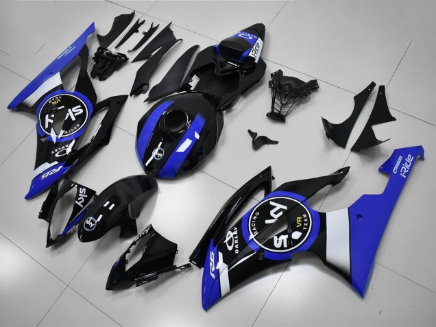 2008-2016 Blue Black Yamaha YZF R6 Bike Fairings UK Stores