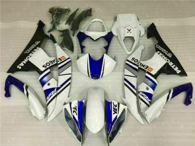 2008-2016 Blue White Blue White ENEOS Yamaha YZF R6 Bike Fairing Kit UK Stores