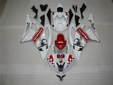 2008-2016 White Yamaha YZF R6 Motorbike Fairings UK Stores