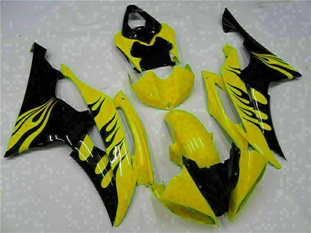 2008-2016 Yellow Yamaha YZF R6 Replacement Motorcycle Fairings UK Stores