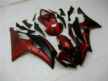 2008-2016 Red Black Yamaha YZF R6 Motorcycle Fairings Kits UK Stores