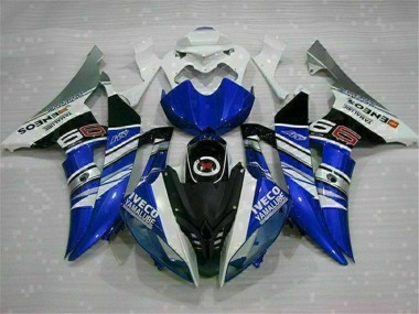 2008-2016 White Blue Yamaha YZF R6 Moto Fairings UK Stores